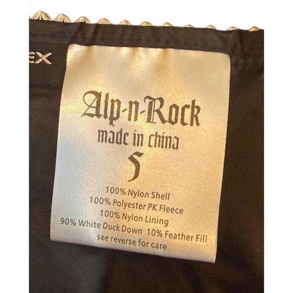 Alp N Rock Down Puffer Jacket Womens 5 Black - Picture 9 of 11